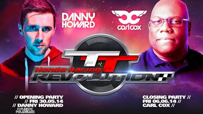 Εντυπωσιακή κίνηση της Honda να φέρει παγκοσμίου κλάσης Dj, για να ανοίξουν και να κλείσουν το Isle of Man TT του 2014!